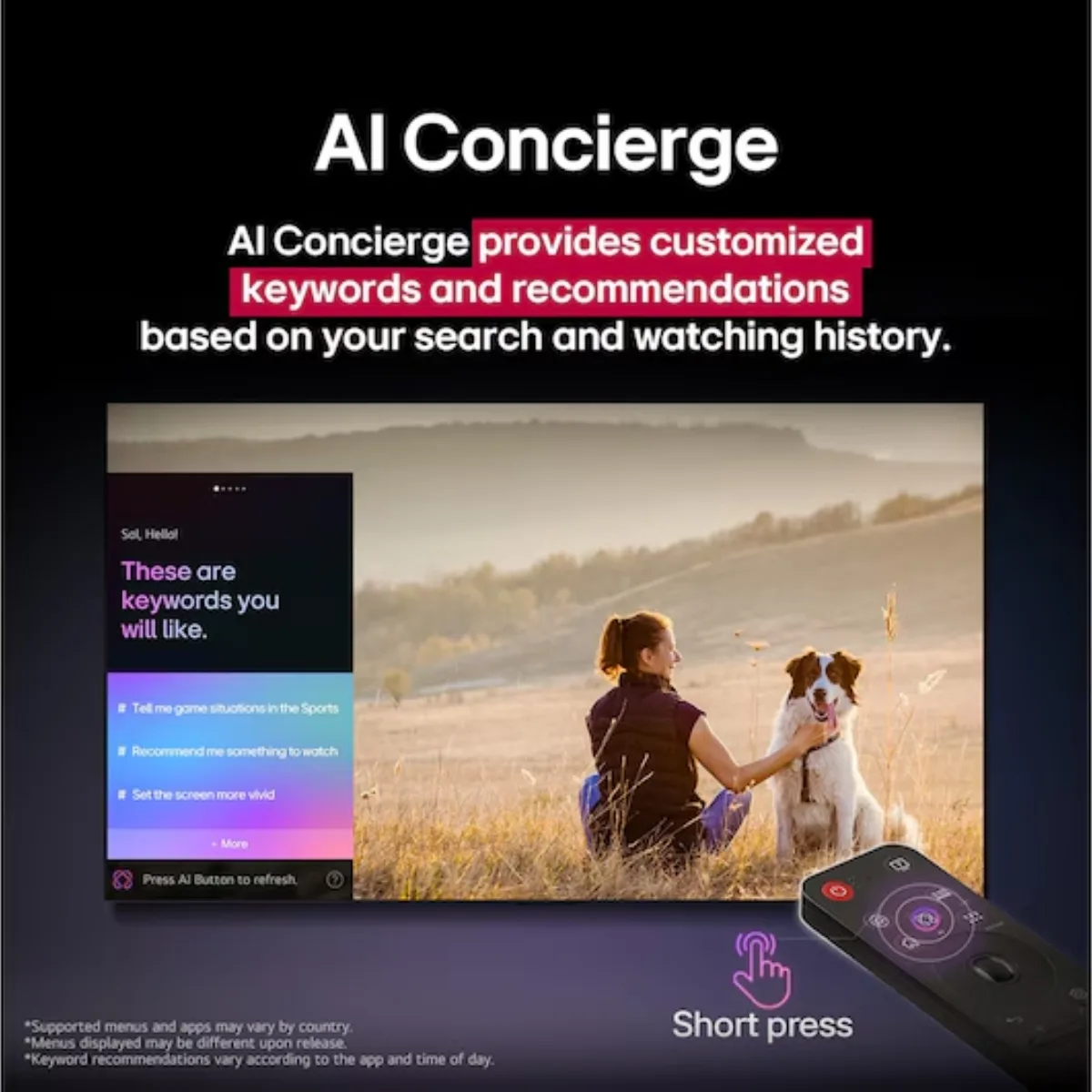 Smart TV LG UHD AI UA80 4K de 43 pulgadas 2025