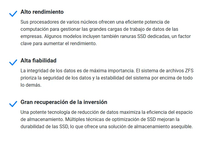 Sistema operativo QuTS hero de QNAP (SI) 