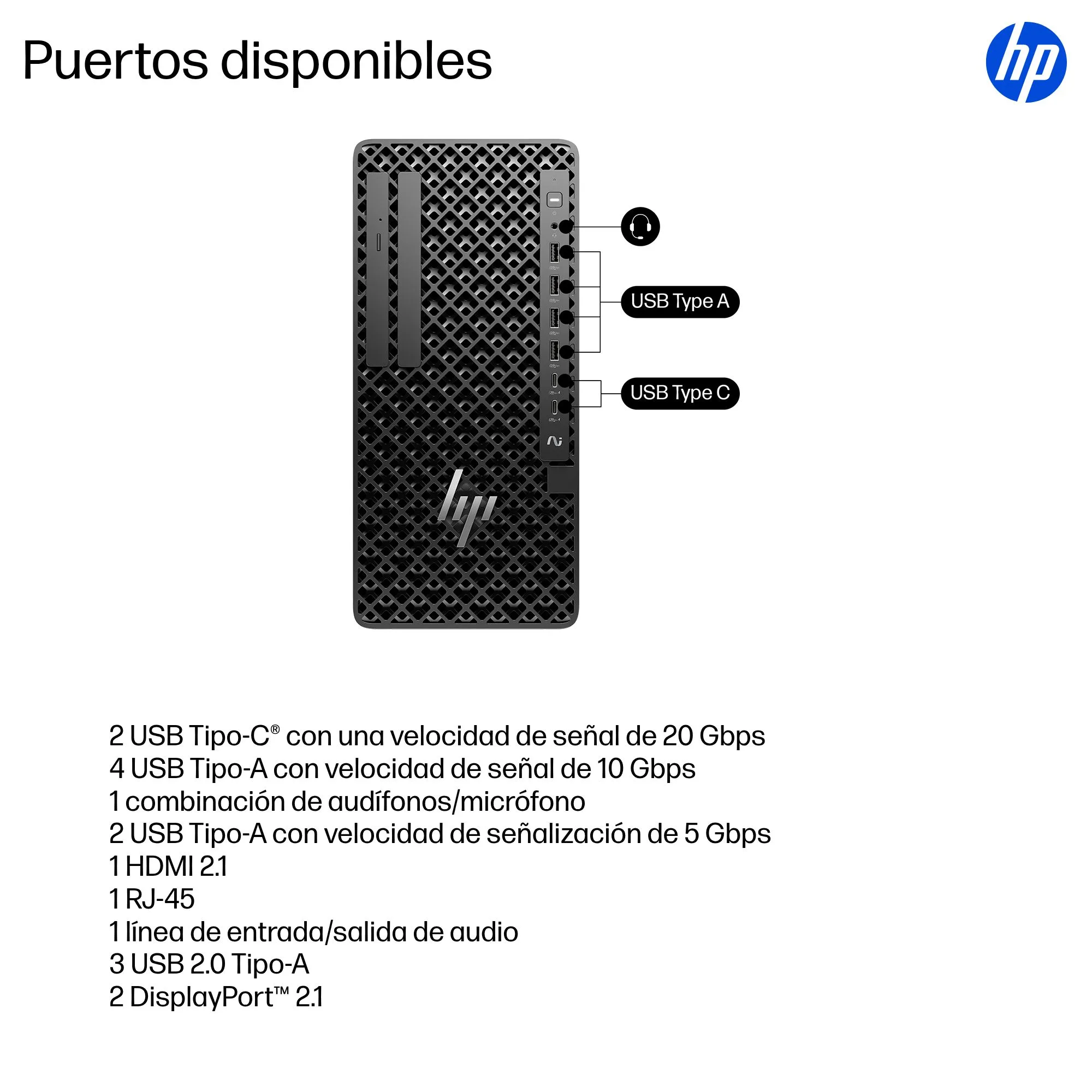 HP Z1 Tower G1i Desktop PC - Ultra 9 32GB 1TB RTX 5060 Ti - D5BM4LT (SI AR)