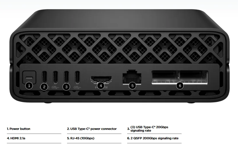HP ZGX Nano G1n AI Station 4 TB SSD - CZ2V8UT (SI)