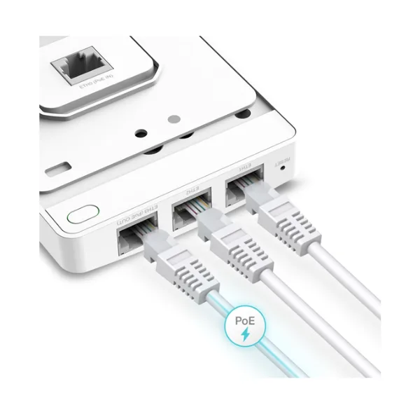 Punto de Acceso de pared Gigabit WiFi MU-MIMO Omada AC1200 (SI AR)