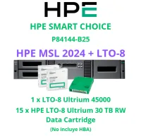 HPE Storage MSL2024 Tape Library LTO8 FC - P84144-B25