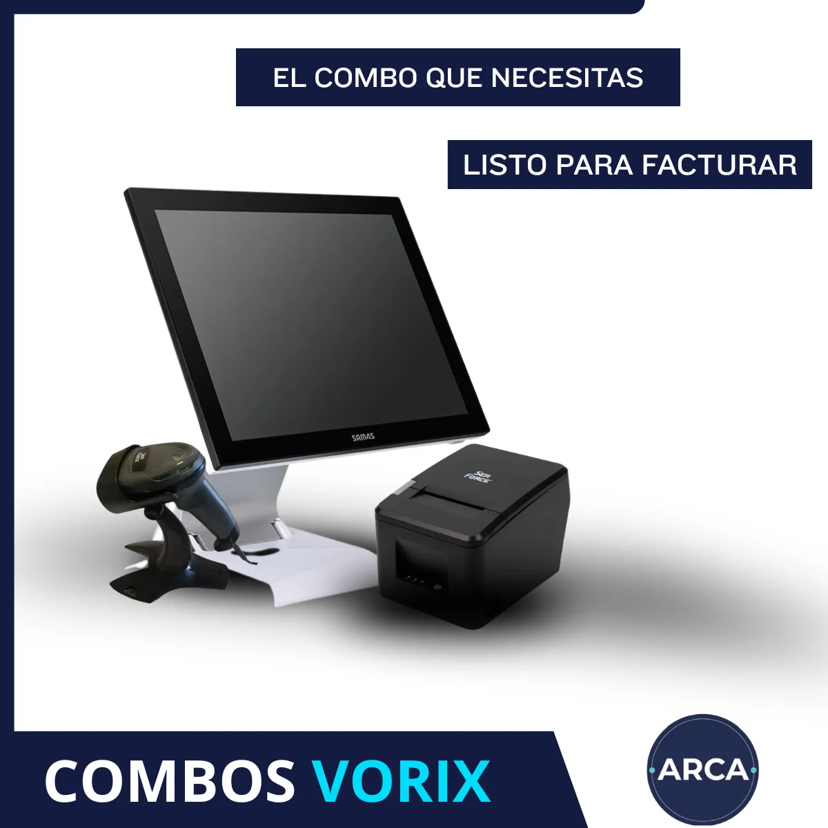 COMBO ALL IN ONE + SOFTWARE DE FACTURACION +  COMANDERA + LECTOR DE CODIGO DE BARRAS