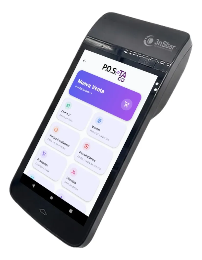 FACTURADOR 3NSTAR POSTA GO 