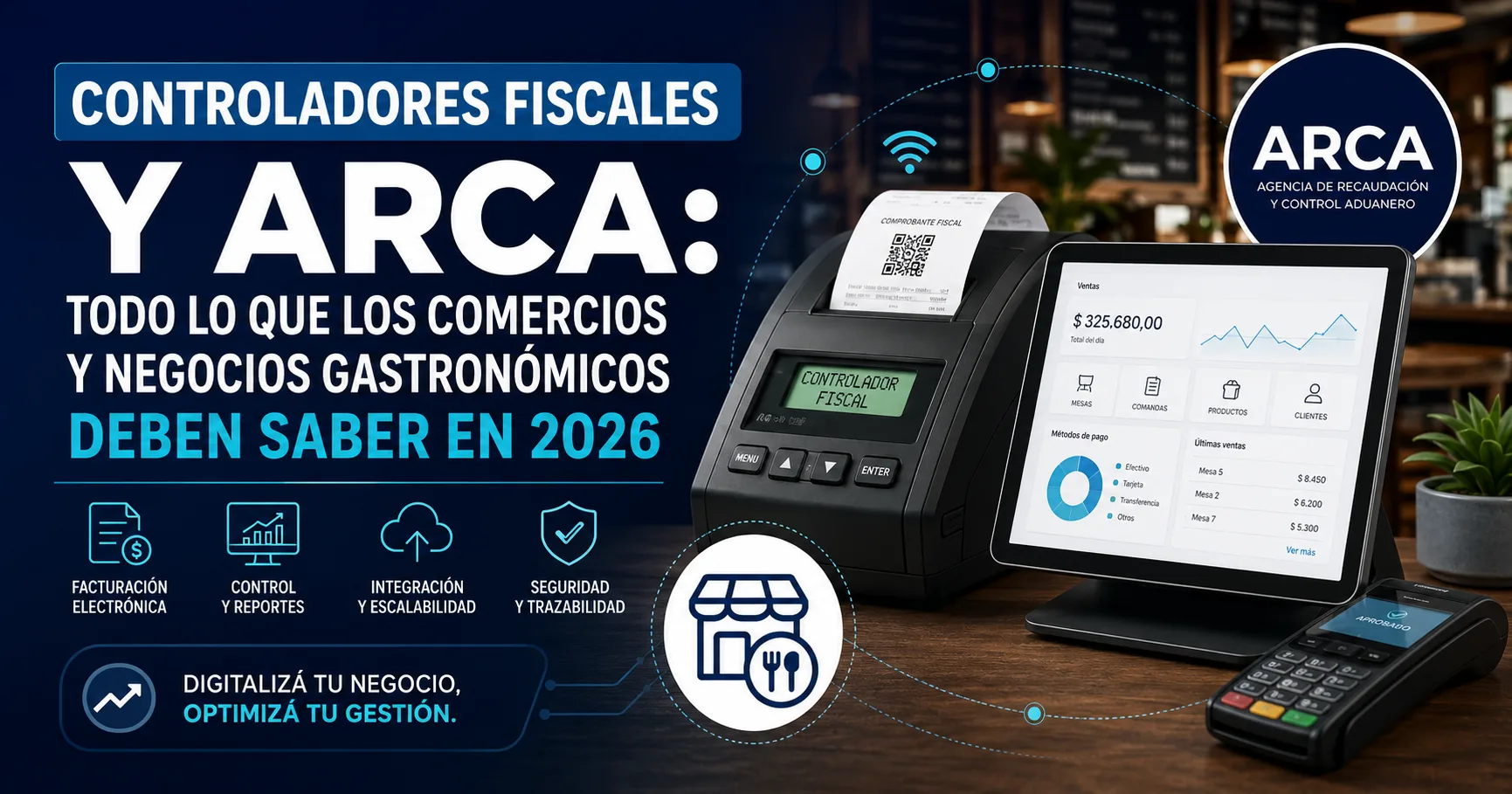 Controladores Fiscales y ARCA: Todo lo que los Comercios y Negocios Gastronómicos Deben Saber en 2026