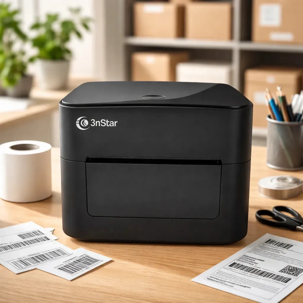 Impresora de Etiquetas Térmica 3nStar LDT124 con USB y Ethernet para Comercios