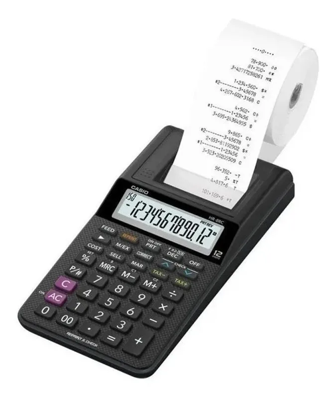 Calculadora Casio HR-8 RC Black