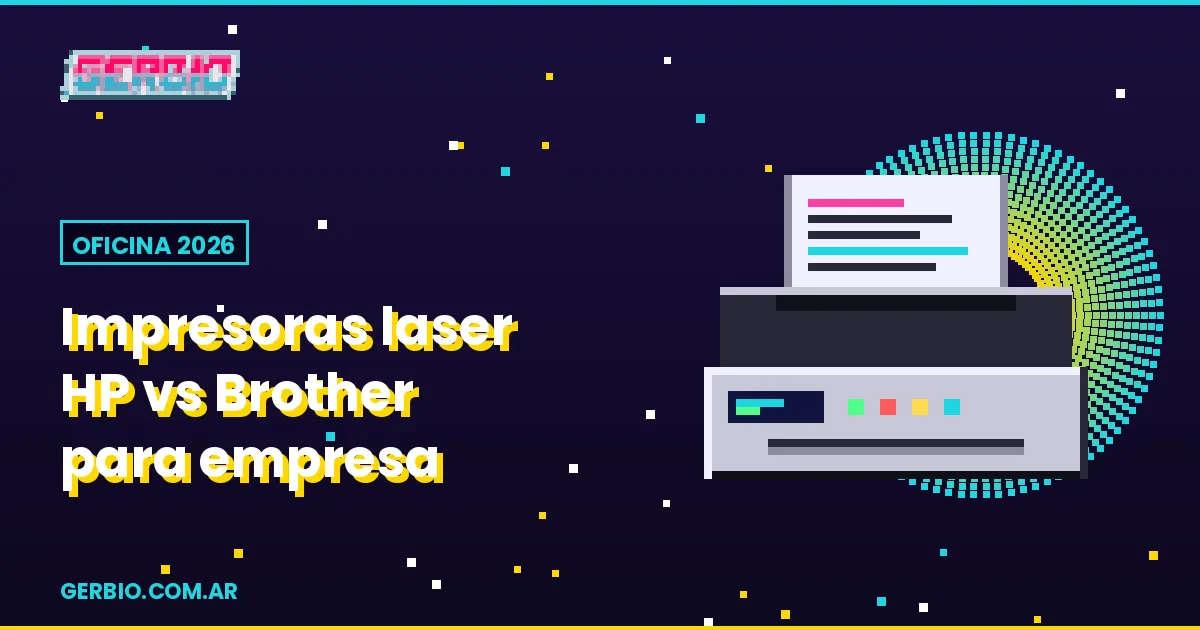 Impresoras láser para oficina en 2026: HP vs Brother — costo por copia y cuál te conviene