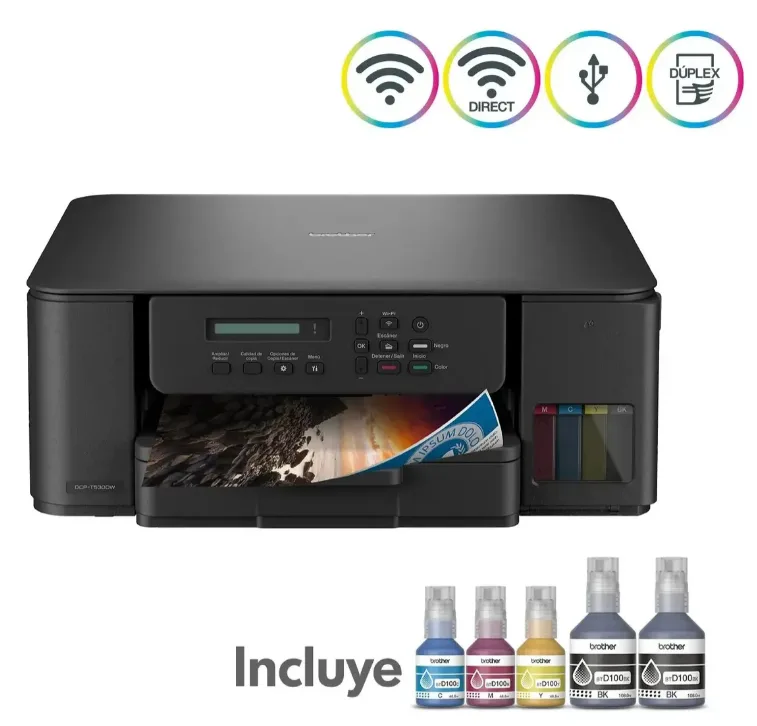 Impresora Multifunción Brother Dcp-t530dw 28/11ppm Sist Continuo