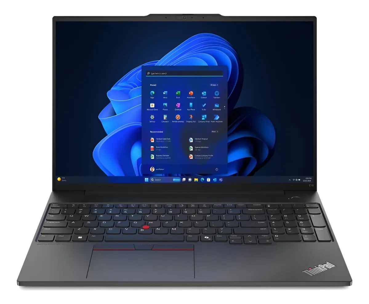 Notebook Lenovo ThinkPad E16 Gen 2 16" Intel Core 7 150U 16GB DDR5 512GB SSD Win11 Pro | 21TG000EAR