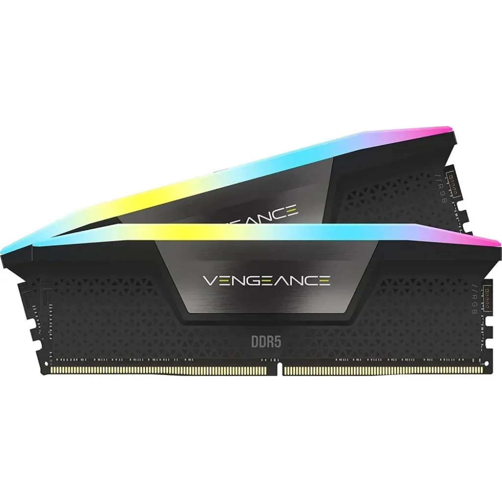 Memoria Ram Udimm Corsair Vengeance 16gb Ddr5 6000mhz Cl36 1.35v (1 X 16gb) Negro Rgb