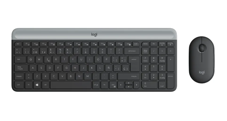 Teclado Inalámbrico Logitech Mk470 Negro