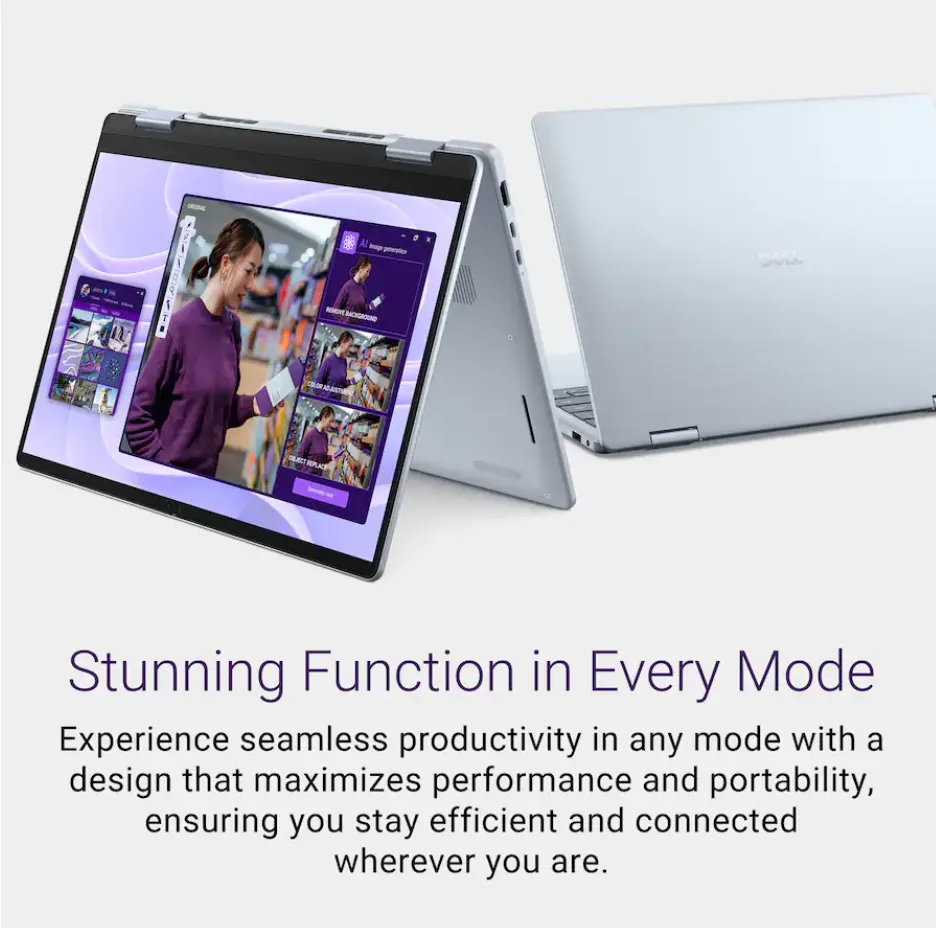 Notebook Dell Plus 2-in-1 Touch Intel Core Ultra 7 256v - 16gb  - 1tb Ssd - Ice Blue 14