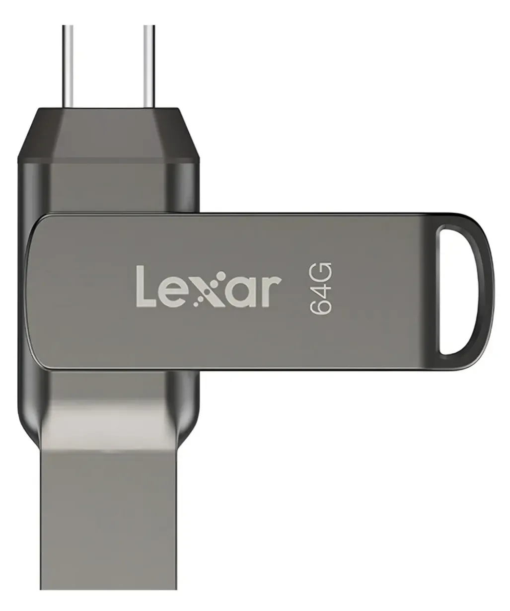Pendrive Dual Drive Lexar D500 128GB USB-A y USB-C 3.2 Gen 1 400/360MB/s