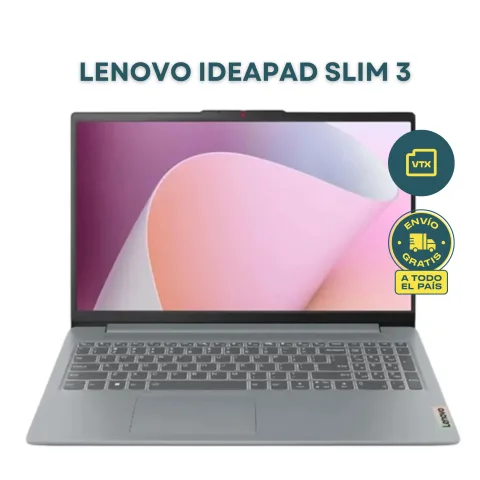 Notebook Lenovo IdeaPad Slim 3 15ABR8 AMD Ryzen 7 5825U 8GB RAM 512GB SSD 15.6" W11H